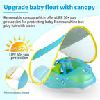 SunNest Drift Baby Swim Float with Canopy