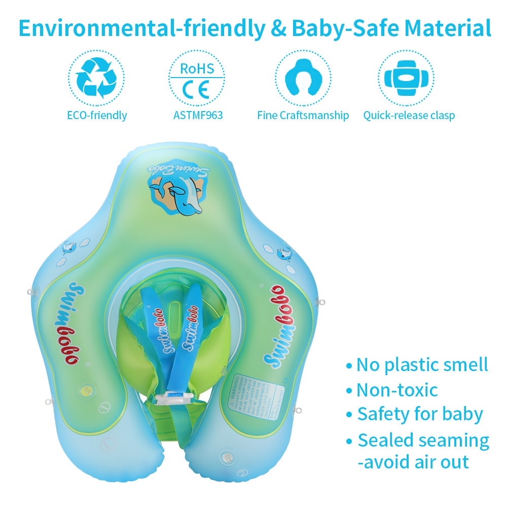 SunNest Drift Baby Swim Float with Canopy