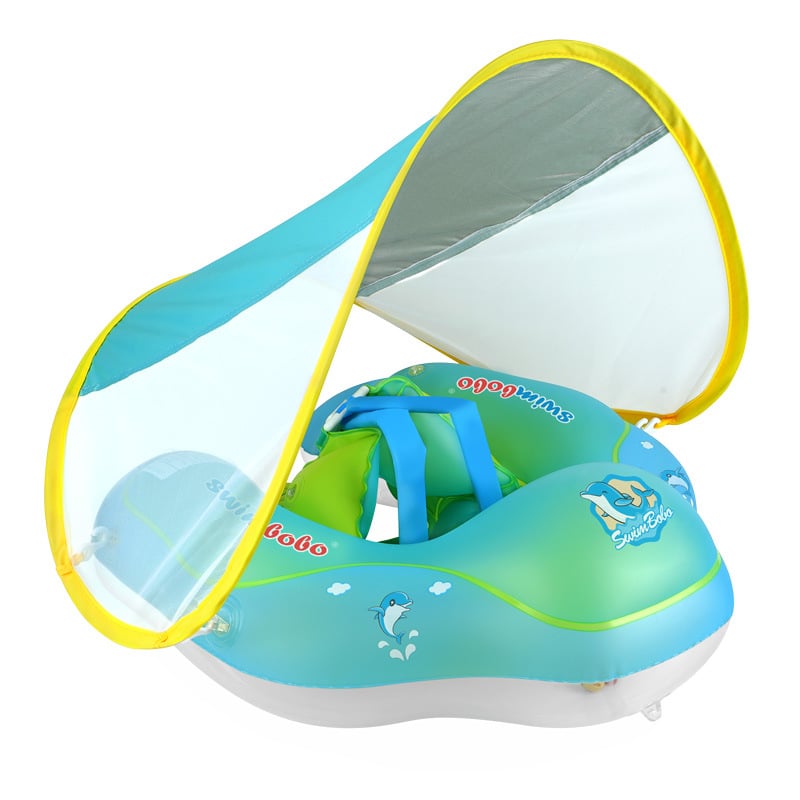 SunNest Drift Baby Swim Float with Canopy