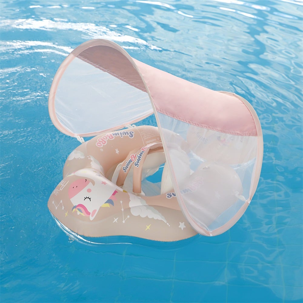 SunNest Drift Baby Swim Float with Canopy