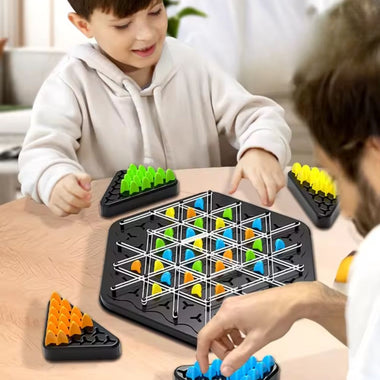 Triovanta GridMaster Strategy Capture Board Game Set for 2 to 4 Players