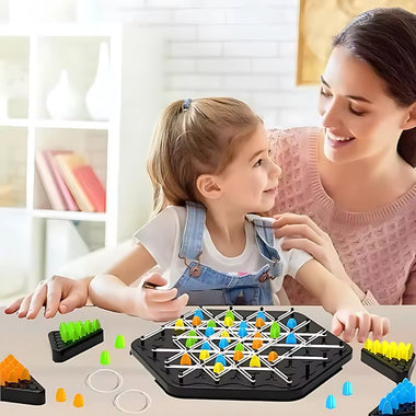 Triovanta GridMaster Strategy Capture Board Game Set for 2 to 4 Players