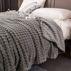 Velmoria CloudLuxe Coral Fleece Throw Blanket for All Season Comfort