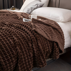 Velmoria CloudLuxe Coral Fleece Throw Blanket for All Season Comfort