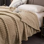 Velmoria CloudLuxe Coral Fleece Throw Blanket for All Season Comfort