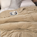Velmoria CloudLuxe Coral Fleece Throw Blanket for All Season Comfort