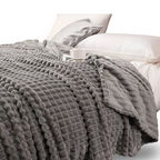 Velmoria CloudLuxe Coral Fleece Throw Blanket for All Season Comfort