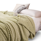 Velmoria CloudLuxe Coral Fleece Throw Blanket for All Season Comfort