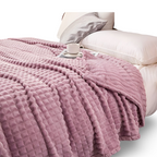 Velmoria CloudLuxe Coral Fleece Throw Blanket for All Season Comfort