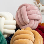 Veloura Knot Sphere Velvet Accent Pillow – product image 4