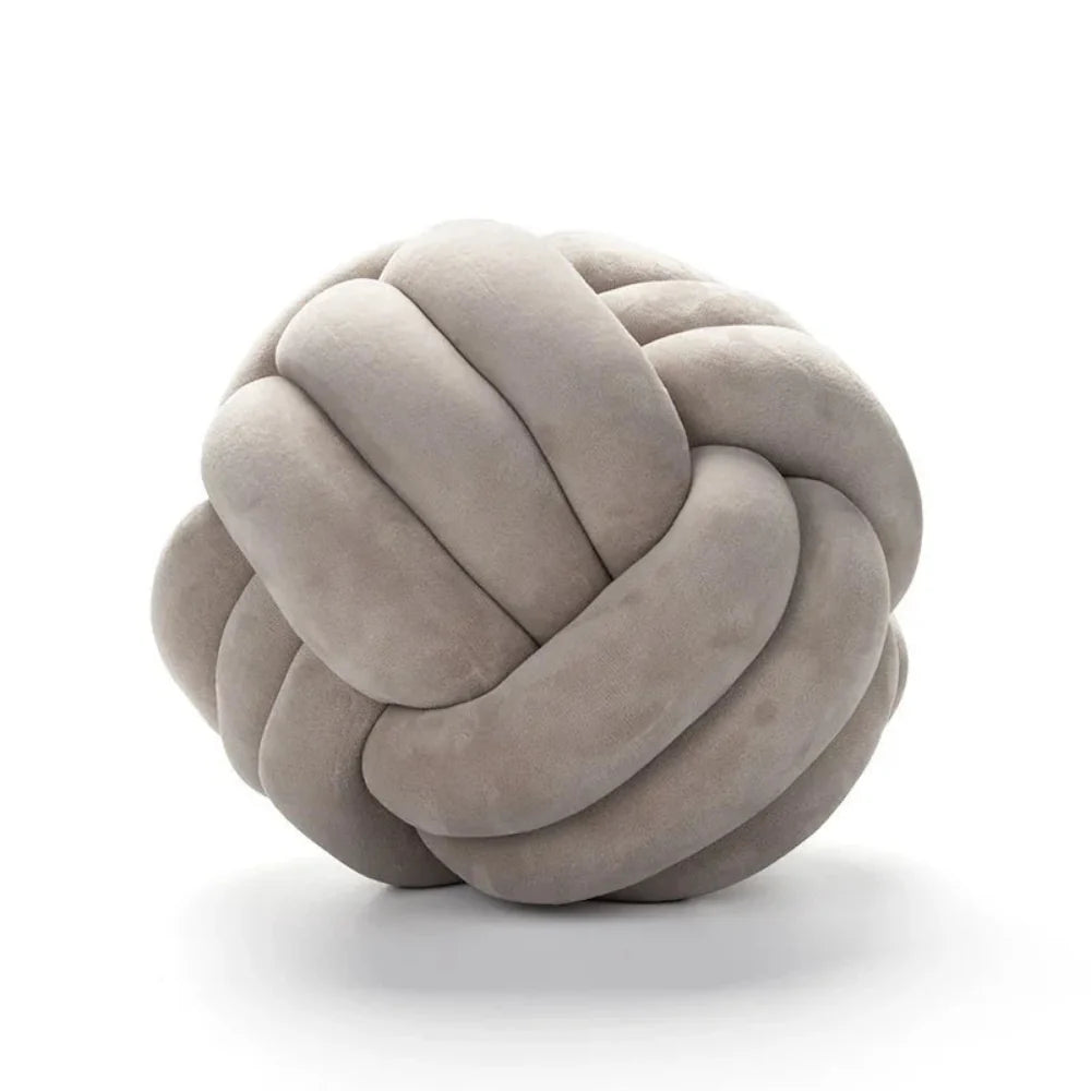 Veloura Knot Sphere Velvet Accent Pillow – product image 14