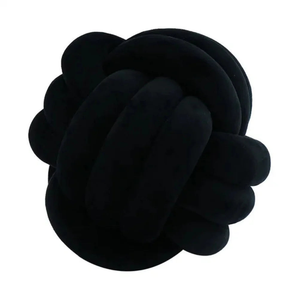 Veloura Knot Sphere Velvet Accent Pillow – product image 15