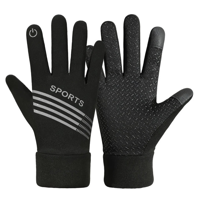 Winter Cycling Gloves with Touchscreen Fingertips