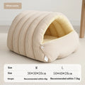 Enclosed Plush Cat Bed with Removable Cover – product image 7