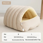 Enclosed Plush Cat Bed with Removable Cover – product image 7