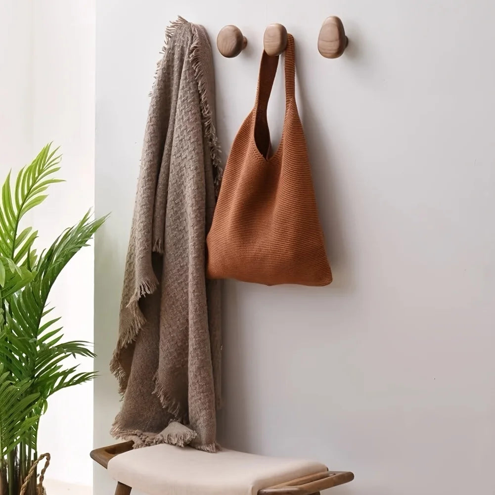 Wall-Mounted Wooden Hooks – 4-Piece Set – product image 5