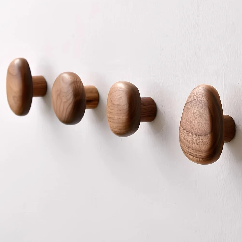 Wall-Mounted Wooden Hooks – 4-Piece Set – product image 2