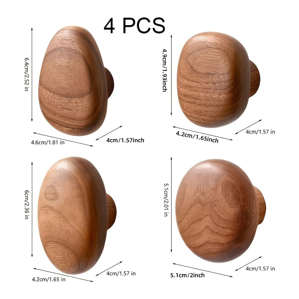 Wall-Mounted Wooden Hooks – 4-Piece Set – product image 4