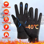 Winter Cycling Gloves with Touchscreen Fingertips