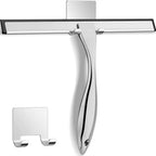 Stainless Steel Shower Squeegee with Hooks