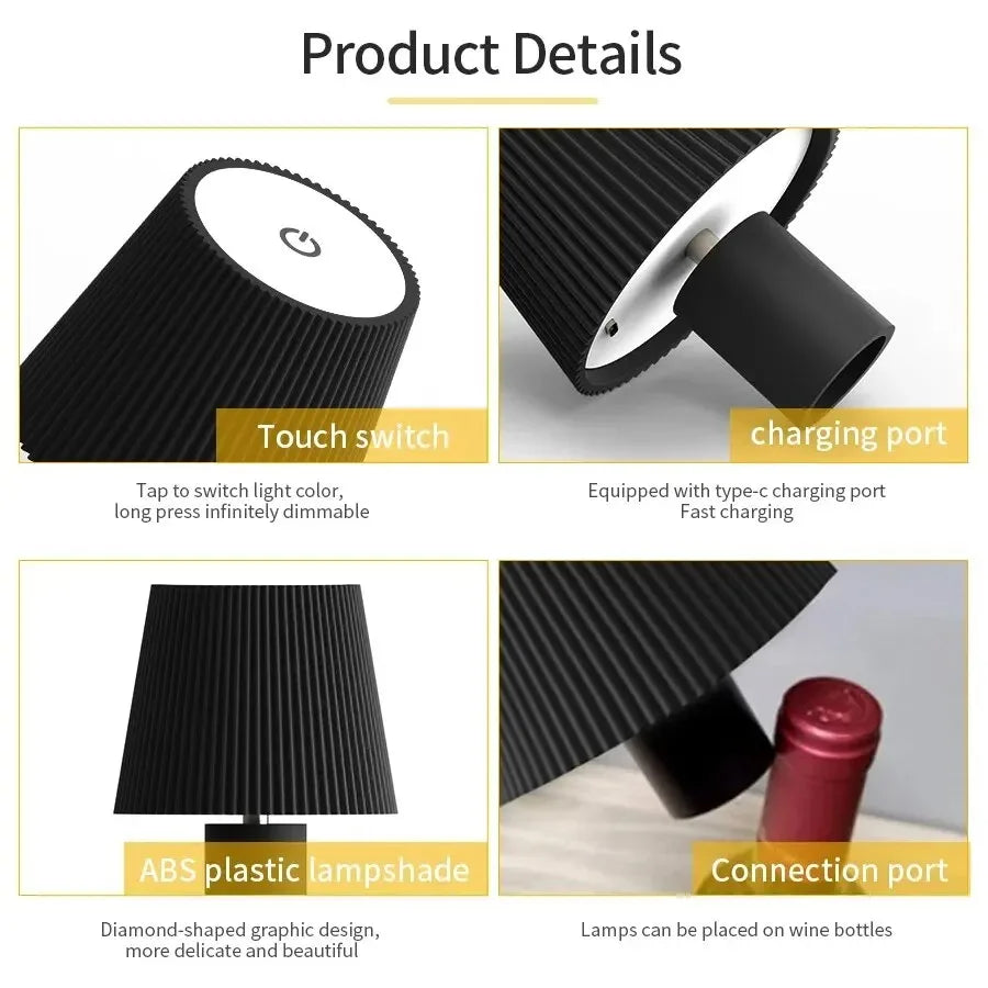 Wireless Touch-Control LED Bottle Lamp – product image 5