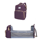 Convertible Baby Changing Backpack with Fold-Out Mat