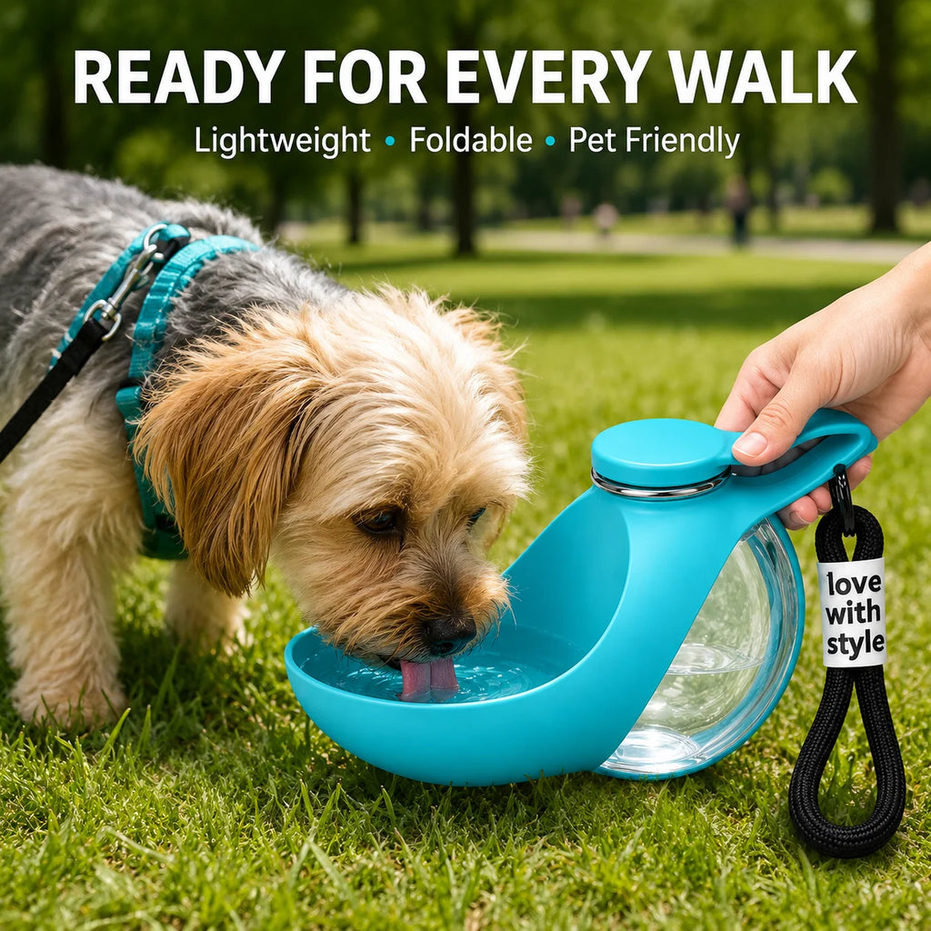 Portable Dog Water Bottle with Drinking Bowl – product image 2