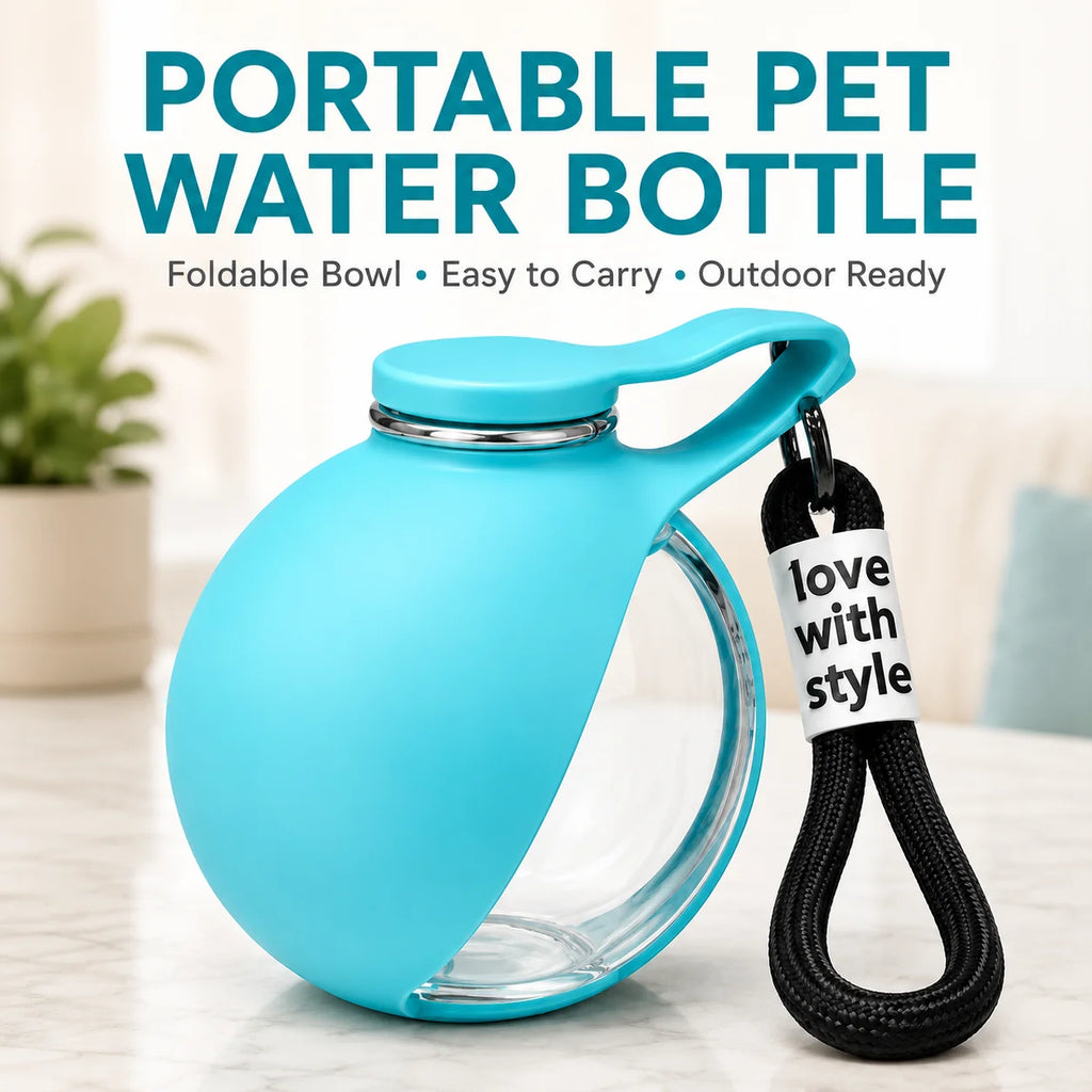 Portable Dog Water Bottle with Drinking Bowl – product image 5