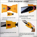 Bar-Mounted Chainsaw Sharpener | Portable Tool