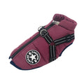 Padded Winter Dog Coat with Integrated Harness