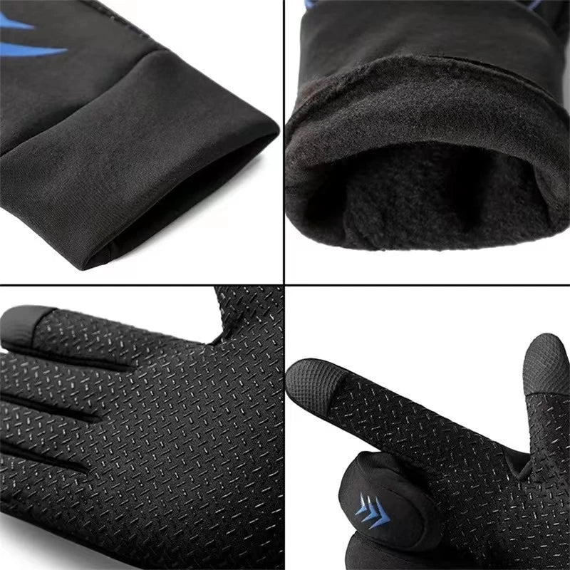 Winter Cycling Gloves with Touchscreen Fingertips