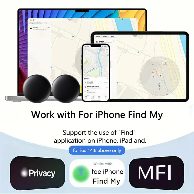 Apple Find My Tracker Kit with Magnetic Silicone Case