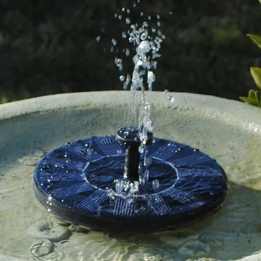 Auralis DriftBloom Solar Water Fountain