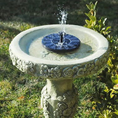 Auralis DriftBloom Solar Water Fountain