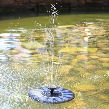 Auralis DriftBloom Solar Water Fountain