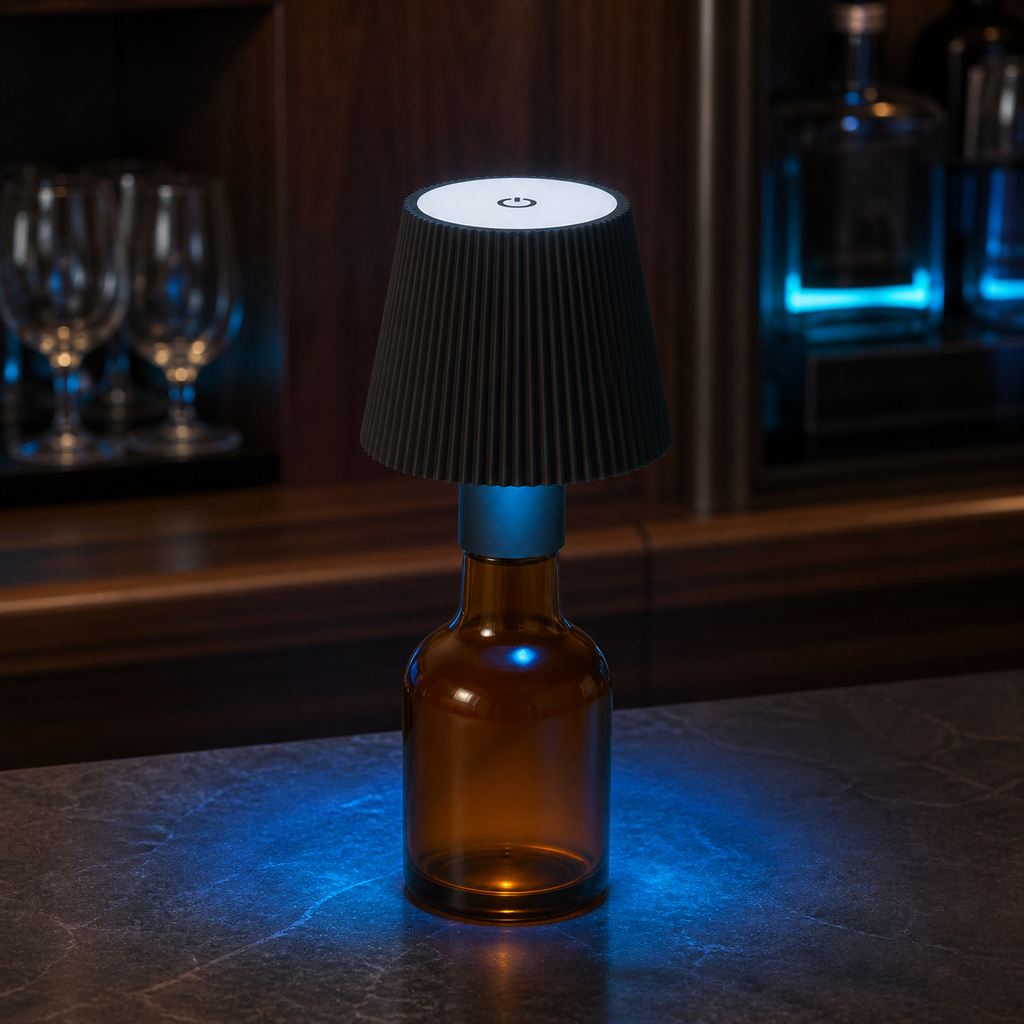 Wireless Touch-Control LED Bottle Lamp