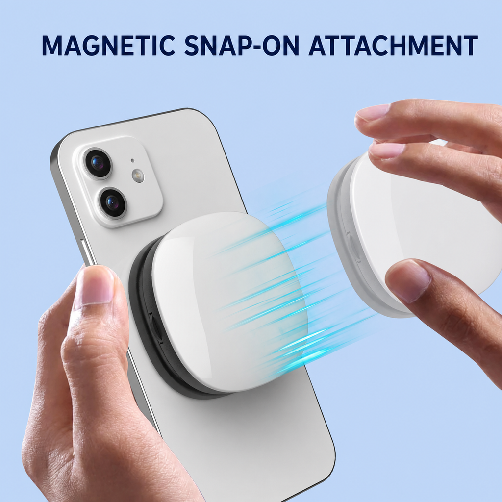 Dimmable Phone Selfie Light with Mirror