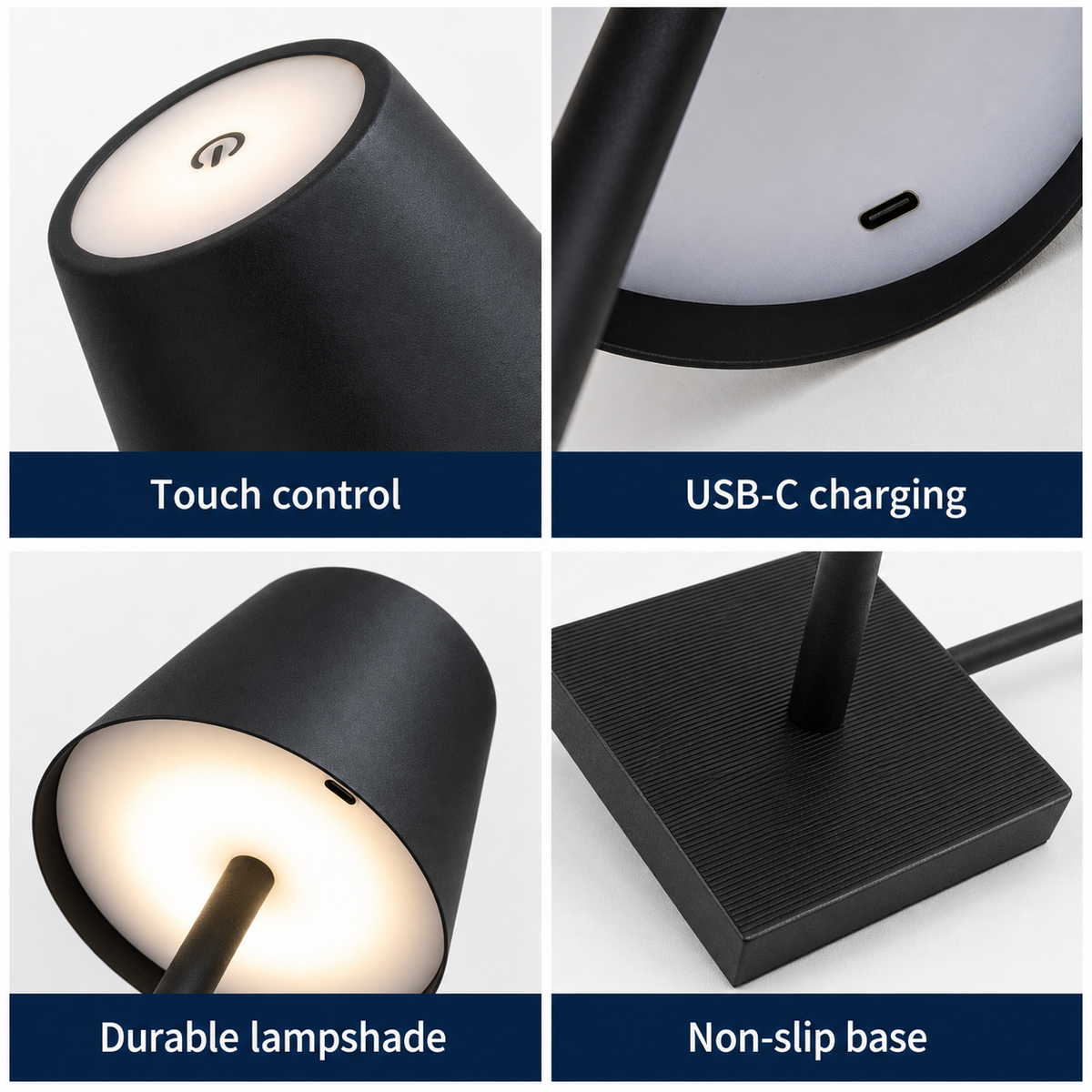 Rechargeable Touch LED Table Lamp