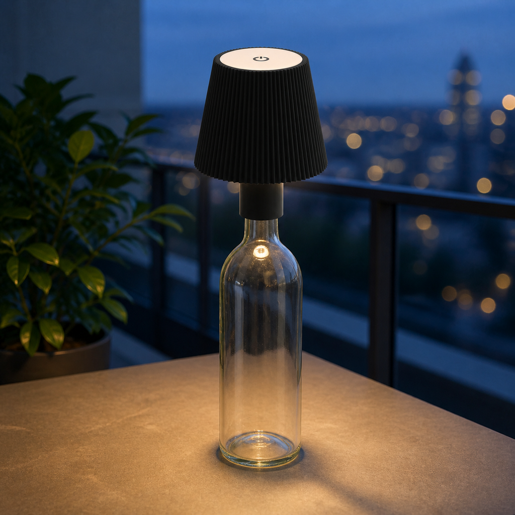 Wireless Touch-Control LED Bottle Lamp