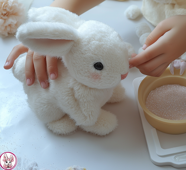 VelouraHop Snugglehare Plush Companion