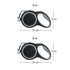 Retractable Dog Lead – 5 m or 8 m